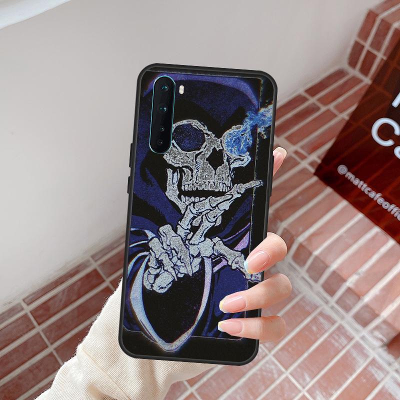 

Gothic Fashion Skull Case For OnePlus Nord 5 CE 2 3 4 Lite N20 N30 OnePlus 15 13 12 11 10R 13R 10T 13T 12R Cover OnePlus Nord CE5