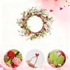 Artificial Heart Berries Wreath For Valentines's Day Decoration Decorative Garland Wedding Window Table Centerpieces