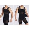 Men Slimming Vest Body Shaper Waist Trainer Sleeveless Thin High Elasticity Mesh Corset Tank Top Undershirt Abdomen Shapewear Fat Burn Fitness Top