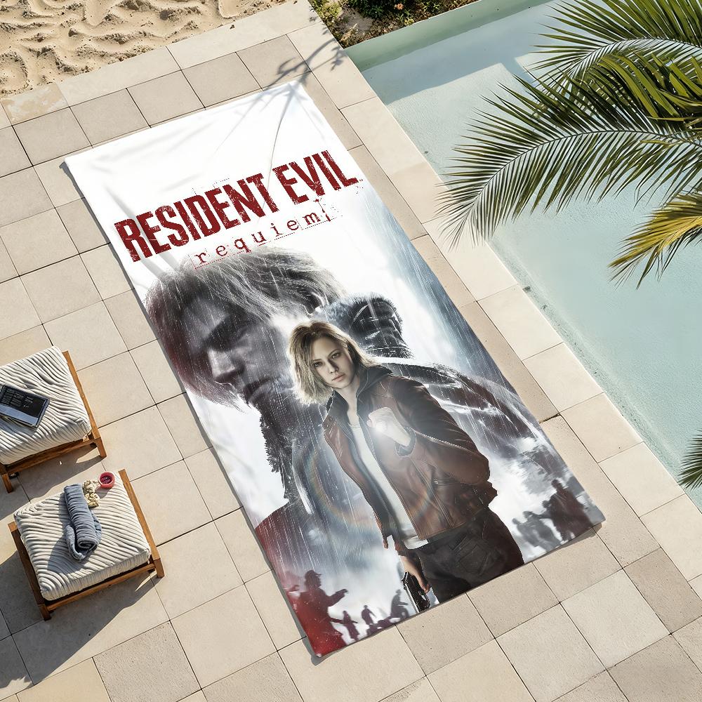 Adventure game R-Resident E-Evil Towel Drying Bath Towel Applicable To Light Swimming Camping Yoga Beach Out