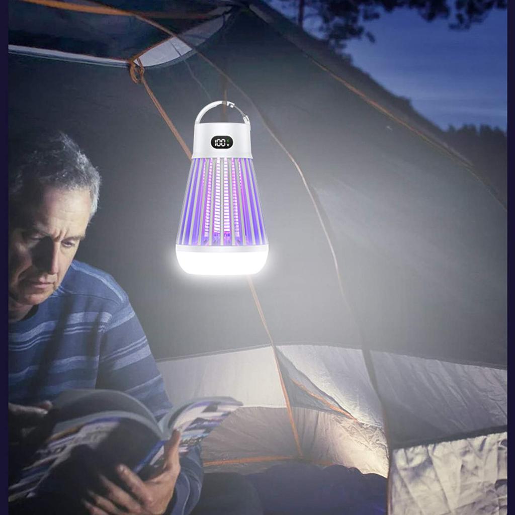 Multifunctional Mosquito Killer for Mothers and Babies, Household Outdoor Portable Electric Shock Mosquito Killer Lamp, Camping Lamp