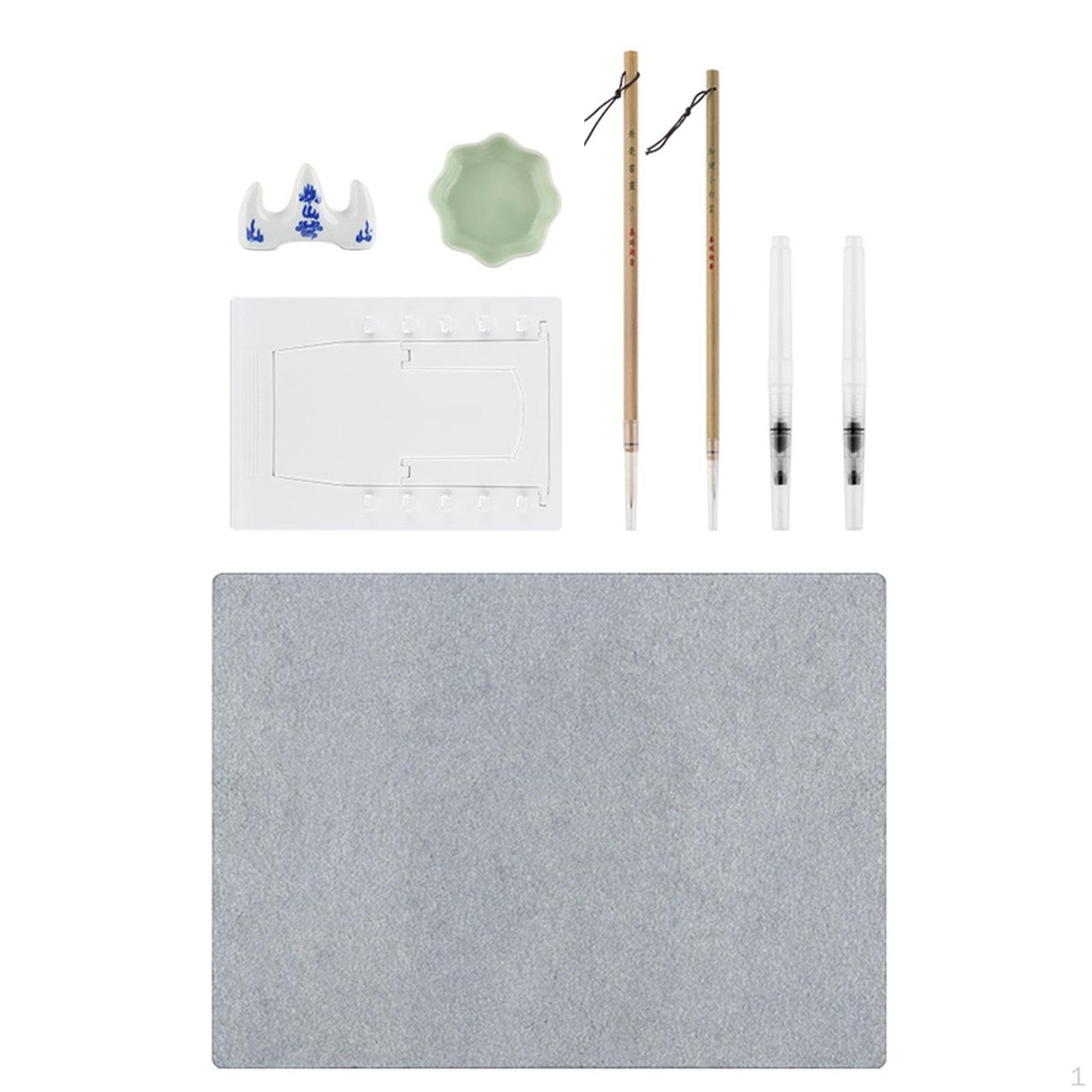 

Набор китайской каллиграфии, ткань, бумага, инструмент для практики, письмо с водой A3