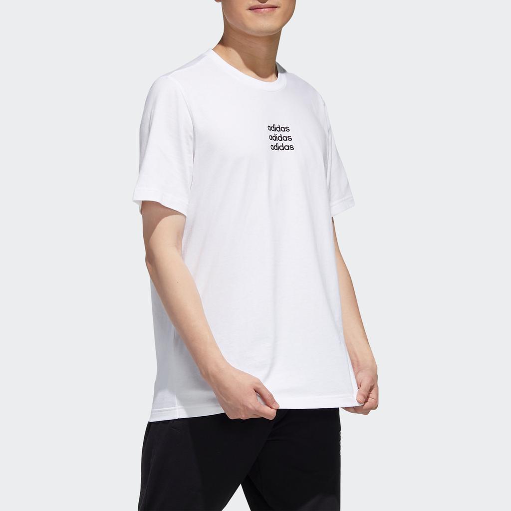 adidas Neo M CTee Casual Round Neck Short Sleeve White Men's GJ8908