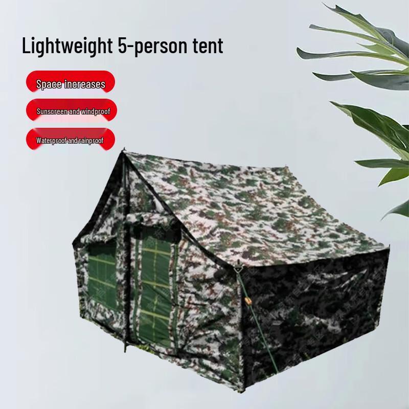 YingGao 5-Person Portable Outdoor Cotton Tent