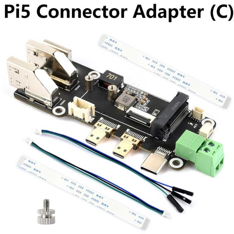 PCIe To M.2 Multifunctional Adapter Double 4K Output Quick Data Transfer Development Board Connector Adapter Replacement