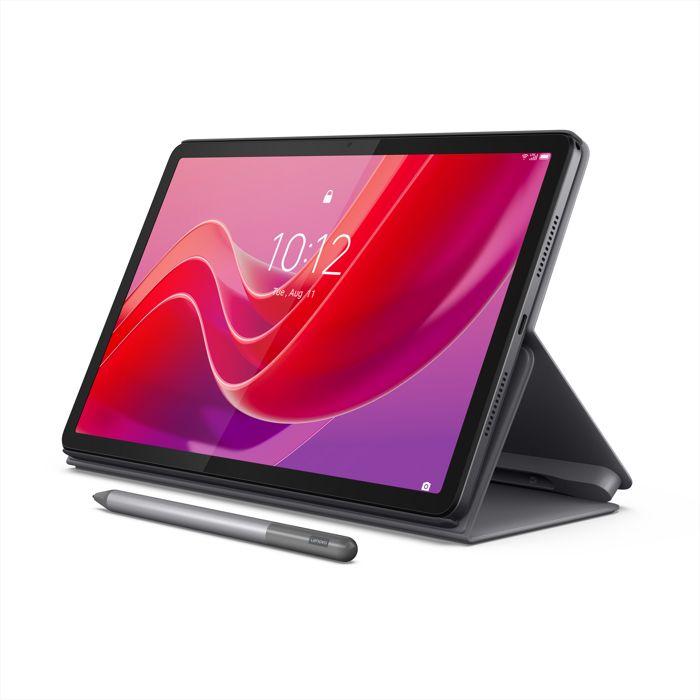 Housse Lenovo pour tablette M11 - Protection complète - Support réglable - Noir