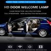 2 Pcs Car Courtesy Light Wiring Free Door Step Welcome Shadow Projector for Car Pickup