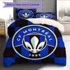 CF Montreal Pattern Bedding Home Decoration Birthday Gift (1 * Duvet Cover + 2 * Pillowcase, Without Core)