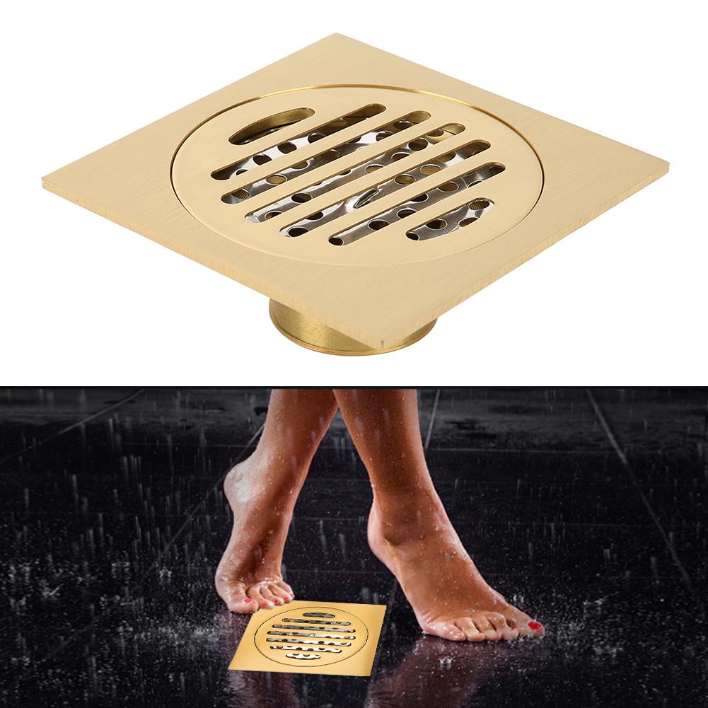 Bathroom Hardware Brass Anti Odor Shower Floor Drain Water Draining Supplies for Kitchen Toilet