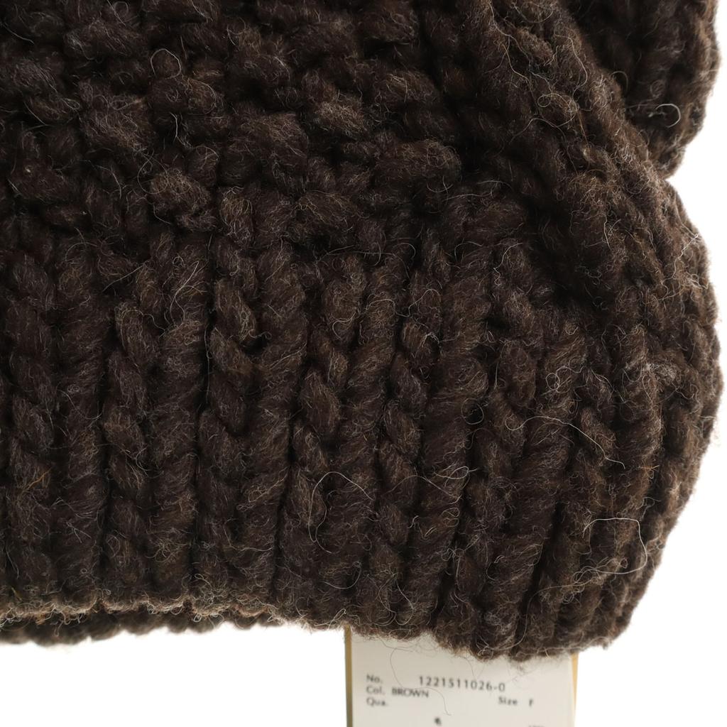 unused ETRE TOKYO Peruvian wool Knit vest F Brown Women Used