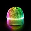 Winter LED Fiber Optic Baseball Cap: Adjustable, Colorful, Luminous Advertising Hat