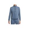 Nike Bluza scurtă de damă cu guler înalt, mâneci lungi, culoare uni, albastru FB4152-491