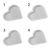 Heart Resin Silicone Mold Heart Candle Mold Non Stick Easy to Demold for DIY Candle Soap Plaster Ornament Home Decor