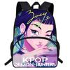 Hunters Demon Kpop Cartoon School Backpack Durable Material Anti Shock Students