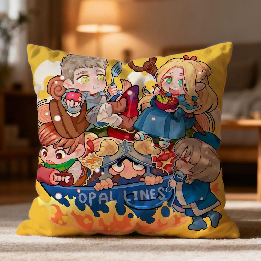 

Fashion D-DDelicious in Dungeon Cushion Cover Soft Washable Pillow Case Multi-Scene for Couch Bed Travel Office Use 30cmx30cm