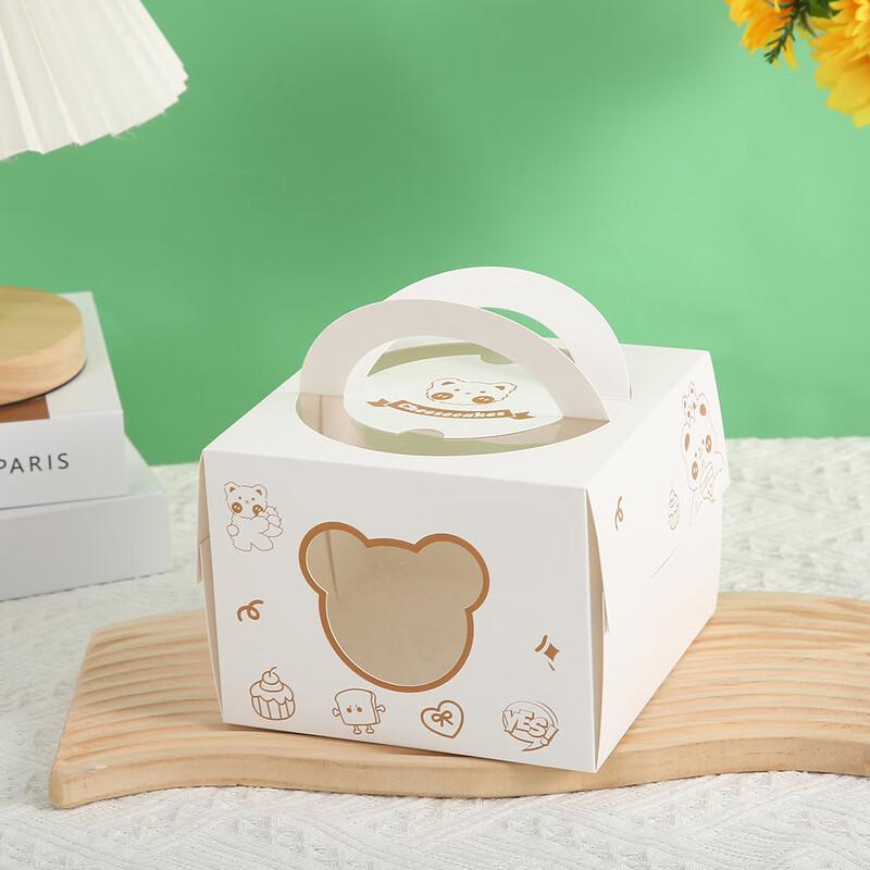 

Fánshùn Windowed Handle Cake Packaging Box