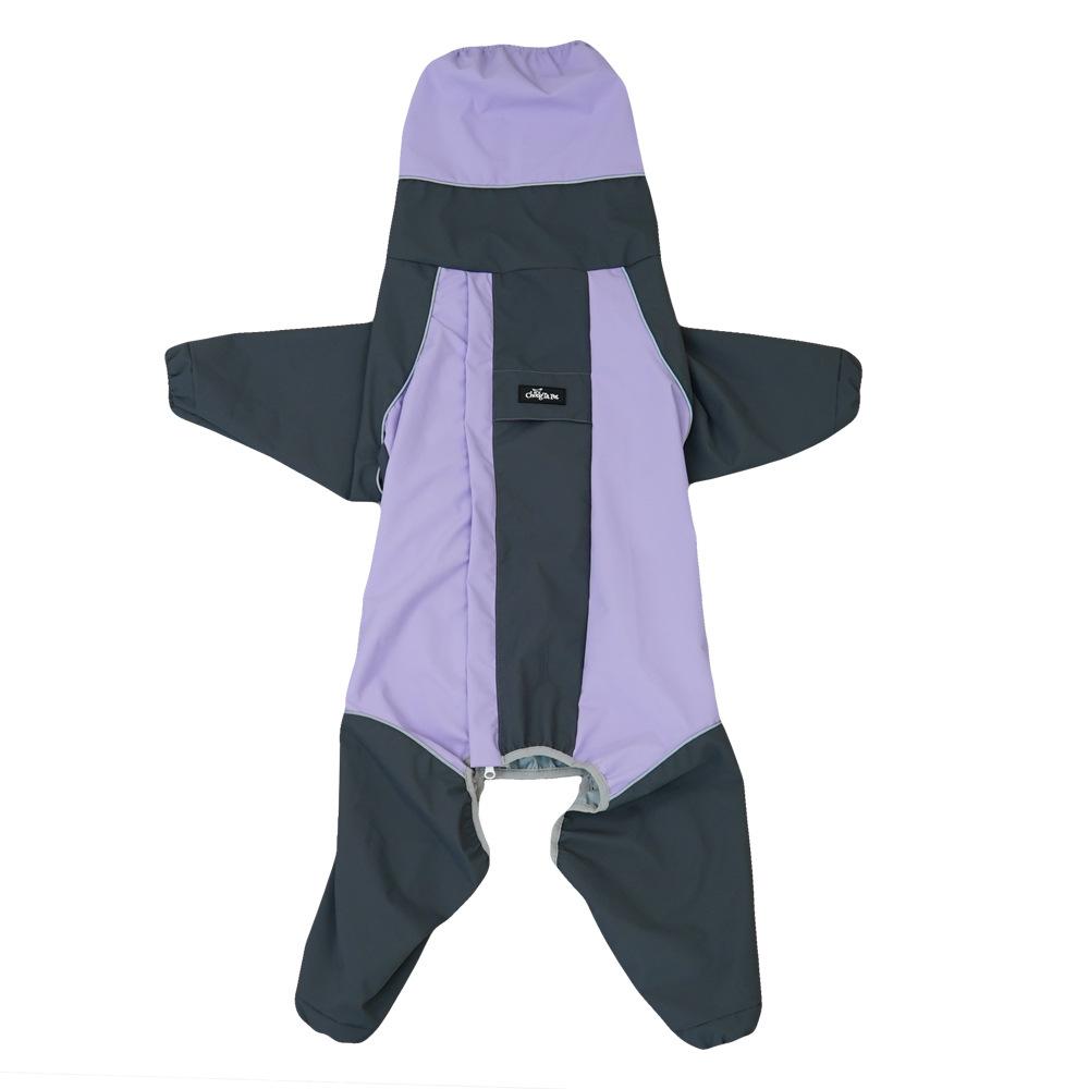 Dog Raincoat Full-Body Four-Legged Hooded Waterproof Rainwear for Golden Retrievers Labradors and Medium Large Dogs Raincoat