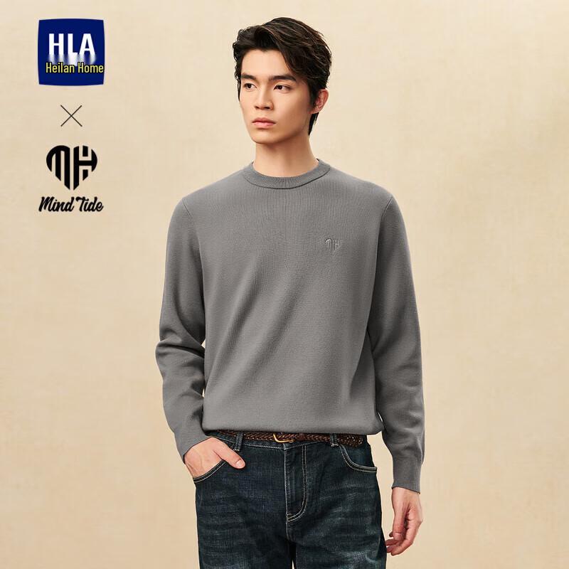 

Men s Fleece-Lined Round Neck Knit Sweater 3XL