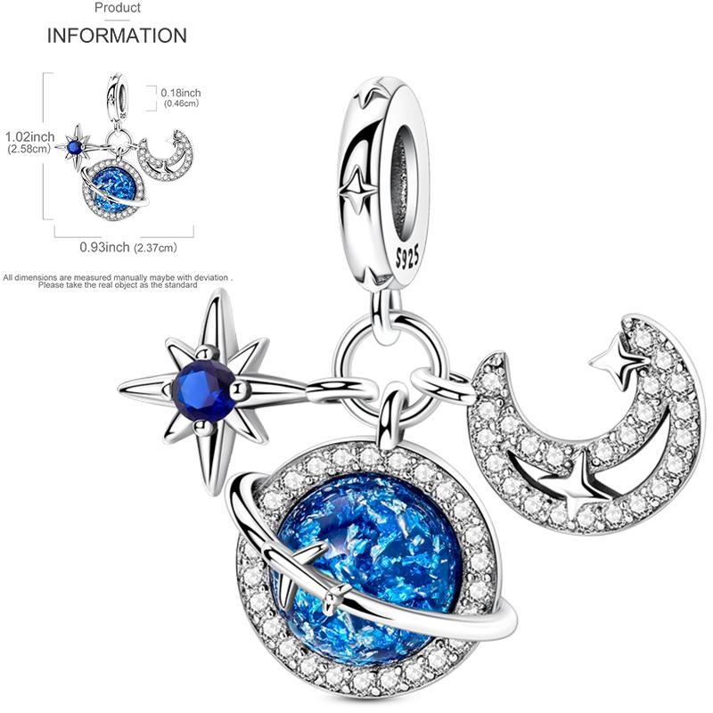 Elk Dinosaur Luminous Firefly Dangle Charm Flower Beads Sale Copper Fit Bangle Bracelet Diy Jewelry Charms