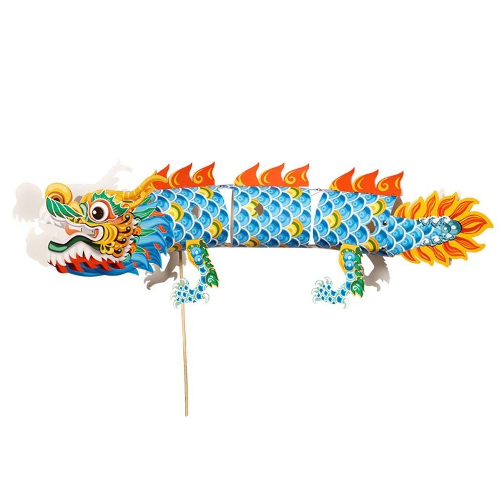 Dance Dragon Portable Dragon Lantern Flying Mid-Autumn Festival Lantern Dragon Lantern  Kids