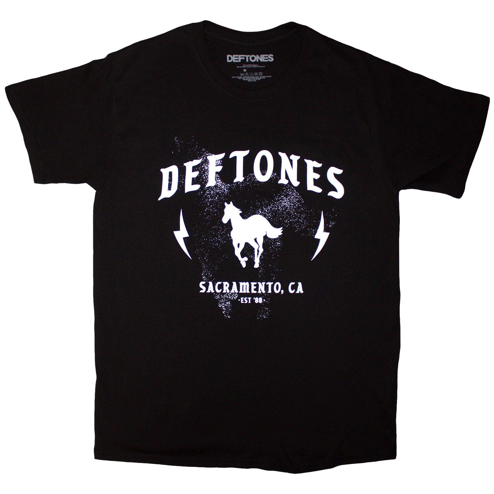 Deftones TShirt Electric Pony Black OFFICIAL NEW XL
