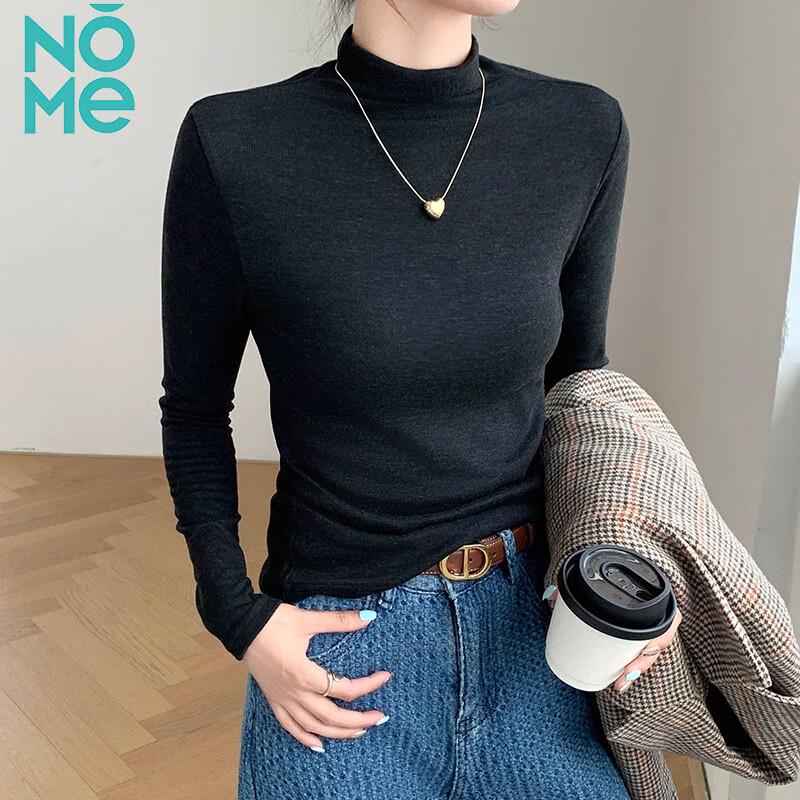 NOME Women s Semi-High Collar Long-Sleeve Thermal Top XL