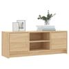 VidaXL Meuble TV chêne sonoma 102x30x37,5 cm bois d'ingénierie 823256