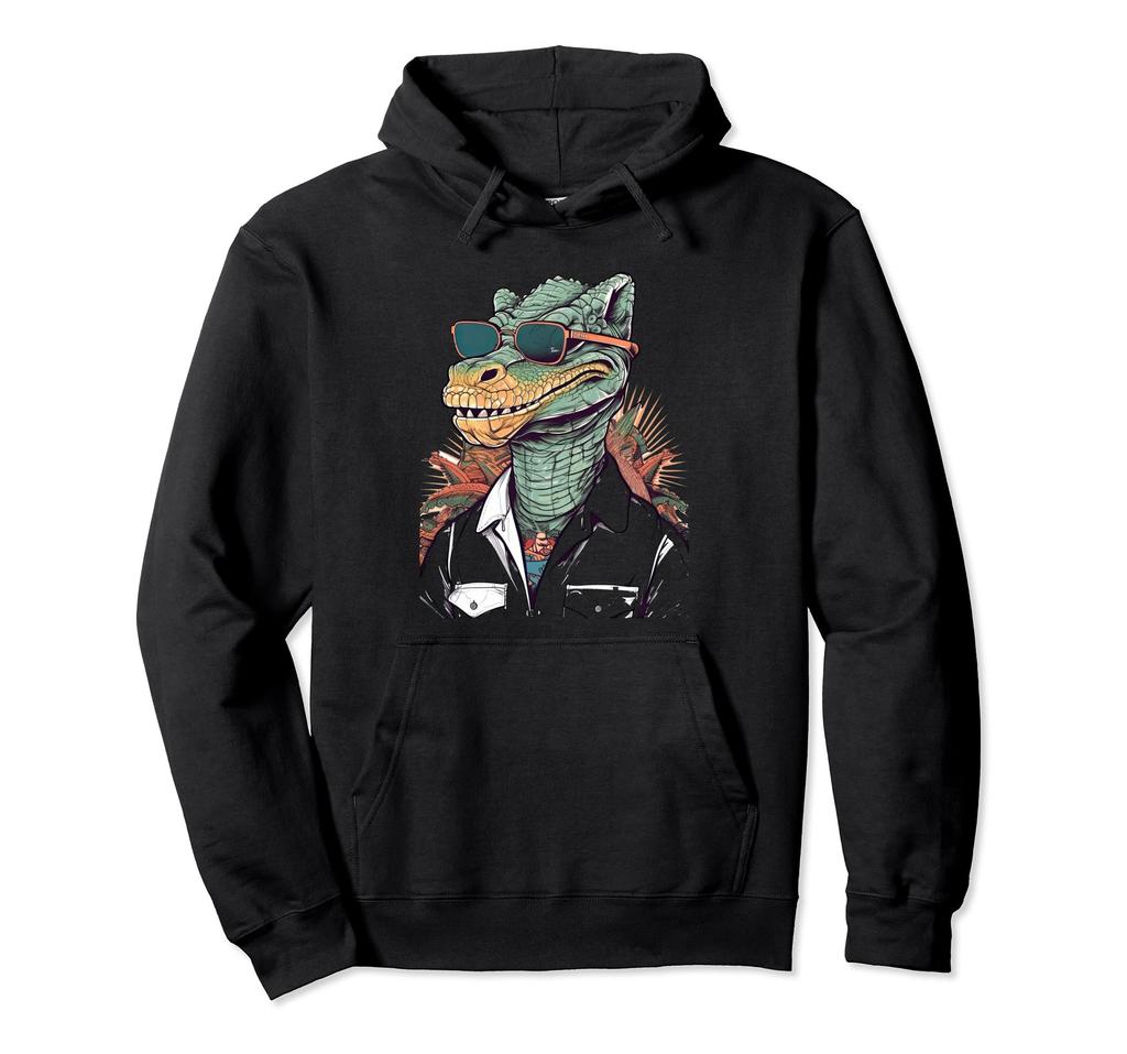 Dragon Hunter Apparel Co.'s Unique S. Graphic Art Hoodie