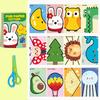 Kids' Safe Scissors & Craft Kit: Fun Educational Paper Cutting Set for Parent-Child Interaction, Toddlers & Children