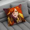 GGenshin Impact Mavuika Housse d'oreiller Étuis à coussin doux pour Décoration de canapé de ferme Décorations d'intérieur et Protection