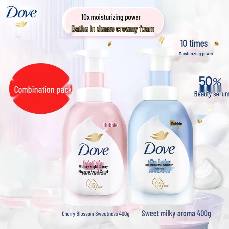 Набор пенящегося геля для душа Dove