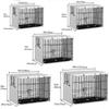Pet Dog Kennel Cover 210D Oxford Dustproof Waterproof Durable Dog Cage Dust Cover  Outdoor Foldable Universal Dog Cage Accessory