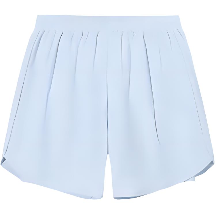 Anta Training Series Simple Comfortable Loose Solid Color Sports Shorts Women shorts Cool-Blue 962527506-1