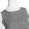 Striped Round Neck Sleeveless Plus Size Slim Dress Comfortable Breathable High Recognition Elegant Slimming Flattering Fit