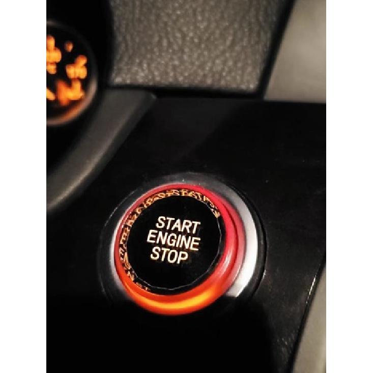 Red Start Stop Engine Push Button Switch Cover Crystal For BMW F01 F10 2010-2012