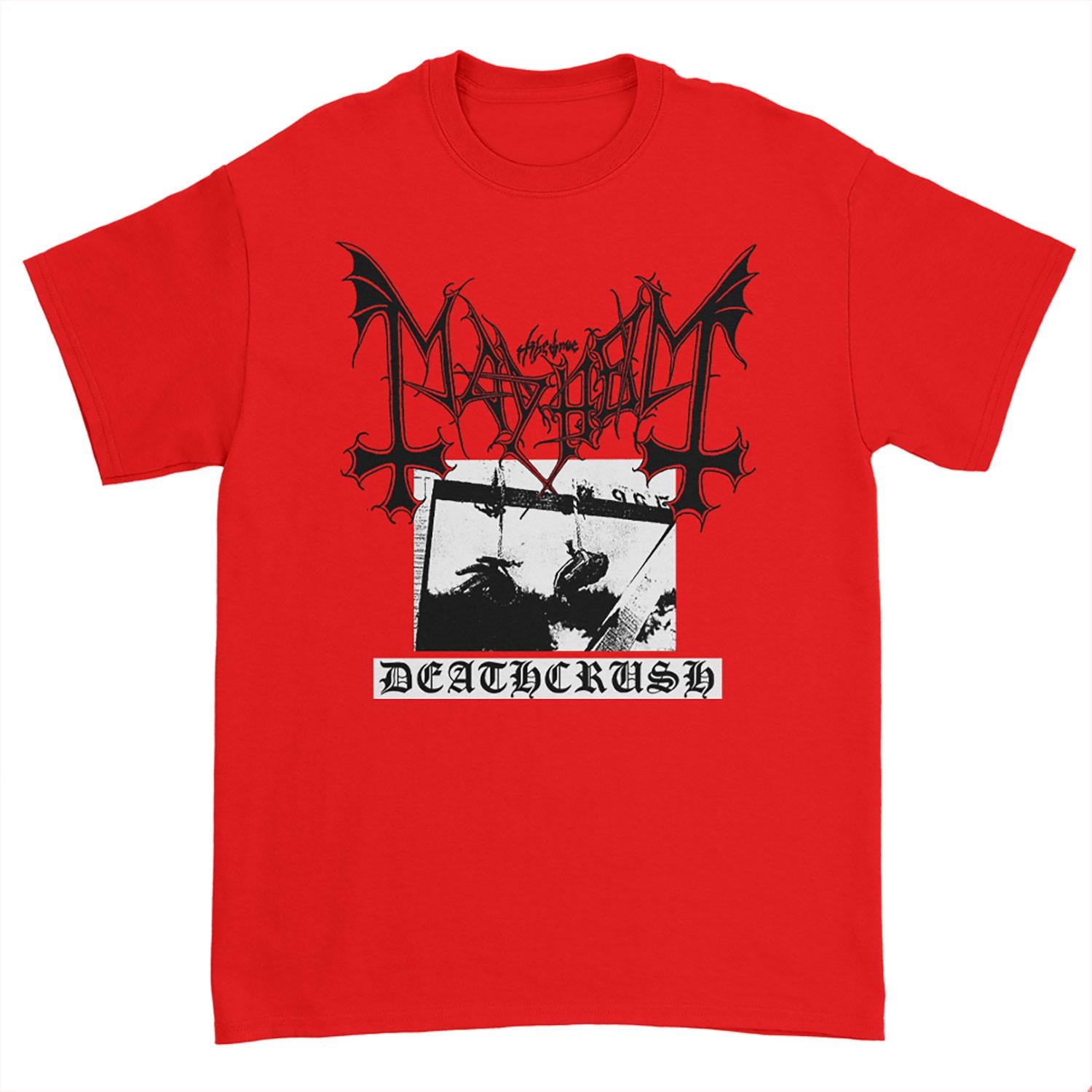 Men s Mayhem Deathcrush T-shirt XX-Large Red XL