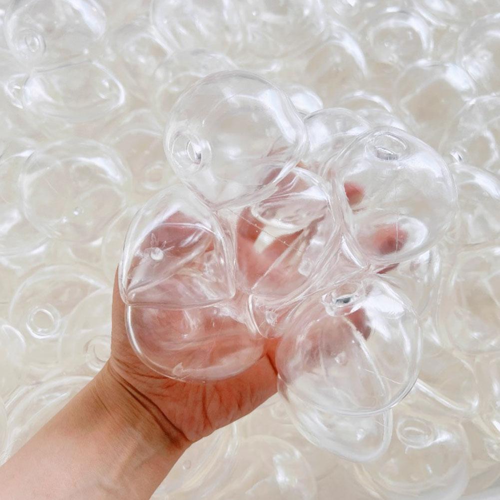 4/5/6cm Empty DIY Squishy Skin High Transparent Soft TPR Shell For Maltose Filling Handmade Stress Relief Squeeze Toy