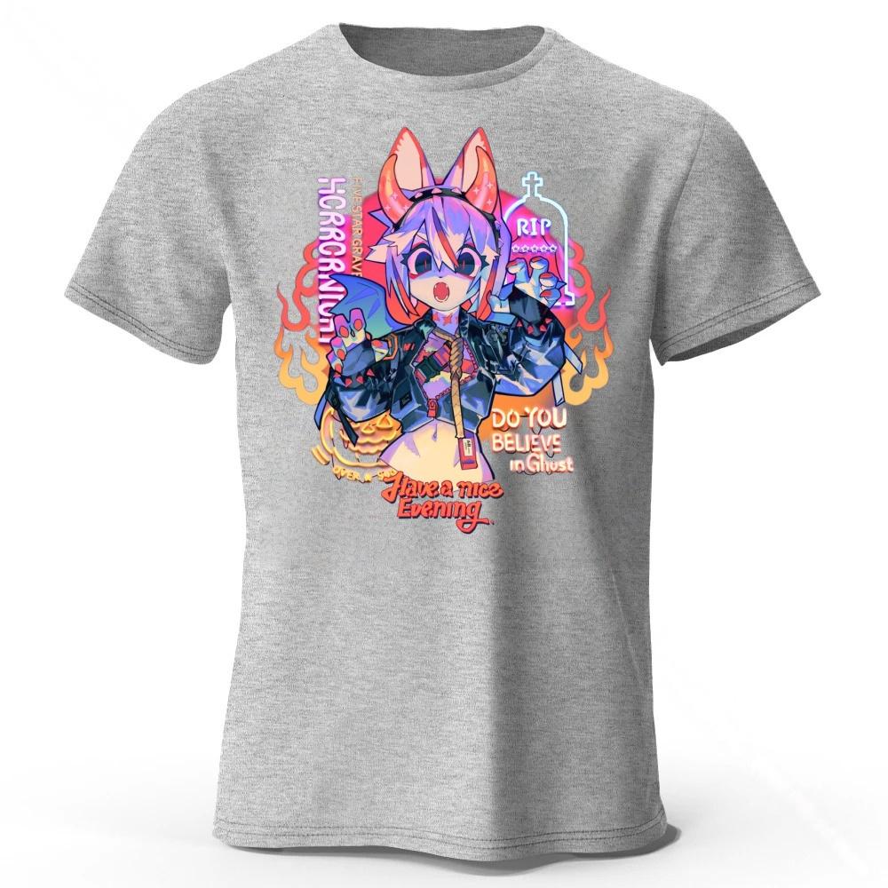 Fashion Anime Fox Spice Girl Creative Cotton Short Sleeve MensWomens Fashion New Leisure Sports Tshirt Large Loose Top