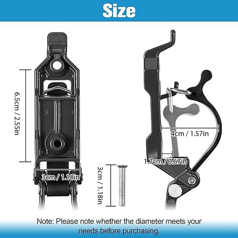 Car Roof Bracket Kit Universal Auto Mount Clamps Roof Rack Kit Large Bearing Capacity Mounting Tool For Boats Axe Shovel And