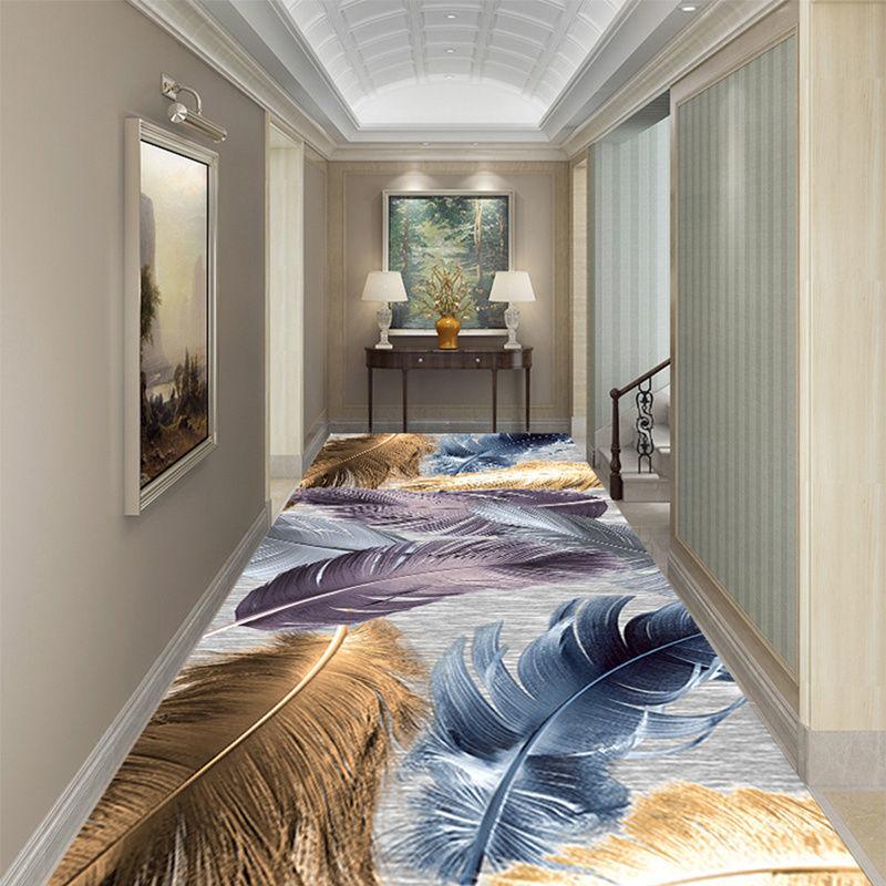Customizable Modern Hallway Carpet Large Area Decor Home Hall Stair Aisle Rug Balcony Corridor Passageway Runner Non-slip Mat