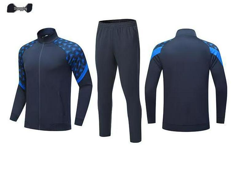 Unisex Casual Sportswear Set: Long Sleeve Zipper Jacket for Spring/Autumn Running & Training