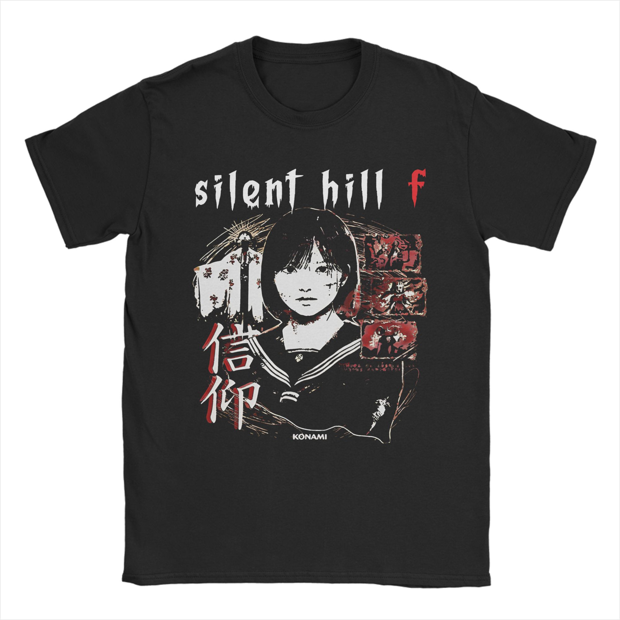 

Men Women Silent Hill F Horror Game 2025 T Shirt Pure Cotton Graphic Print T-Shirt Gaming Lover Clothing Outfits 4XL
