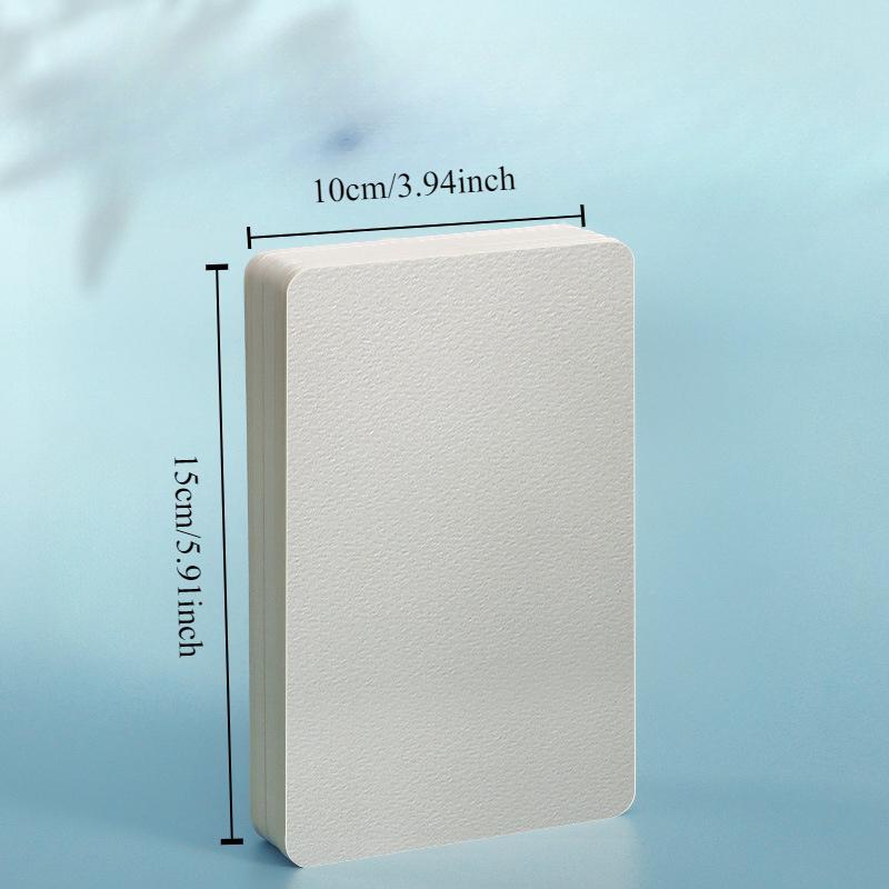 

50 шт. Бумага для рисования, открытки, акварельная бумага, закладки с художественной текстурой, древесная масса, круглый картон, крашеная бумага, липкие заметки rectangle