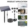 5W 5V Solar Fountain Pump DIY Solar Panel Fountain with 4.9FT Water Pipe Pump for Bird Bath Garden Decoration Pets Drinking Pon