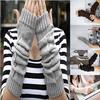 Stylish Fashion Womens Gloves Arm Warmer Long Fingerless Knitted Crochet For Comfort