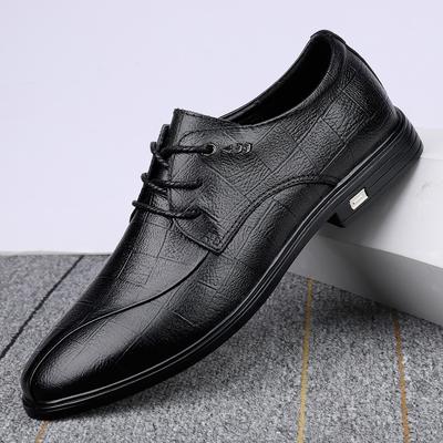 Mode Klassische Herren Sneaker Schnürschuhe Echtes Leder Freizeitschuhe Rutschfeste Oxford Schuhe Herren Weiche Sohle Laufschuhe Formelle Kleidung Schuhe