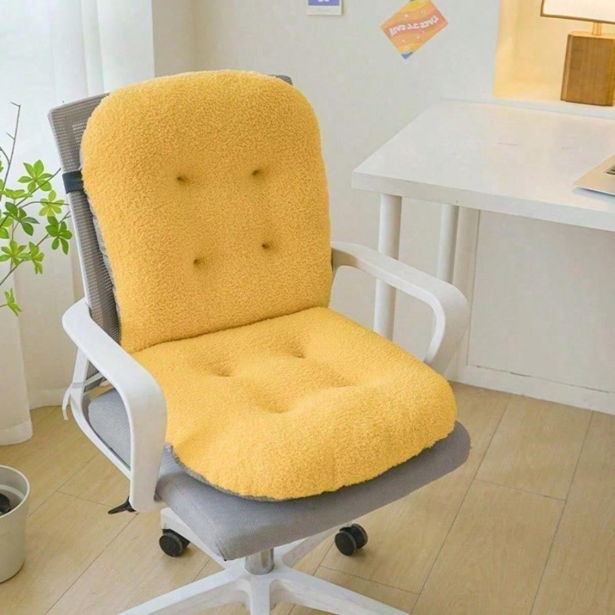 1 Cushion With Thickened Backrest For Office, Car, And Gaming Chairs 80x45x10cm