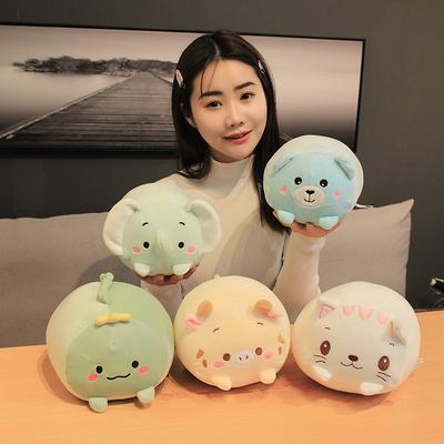 Creative Animal Pillow Down Cotton Soft Dinosaur Red Panda Doll Doll Ragdoll Children'S Birthday Gift