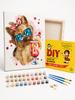 Paint by Numbers with Frame Pictures for Painting - Sweet Dog 40X50