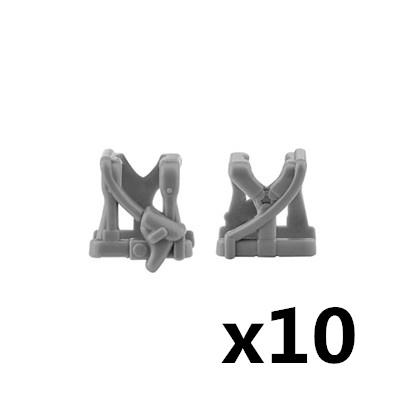 MOC US Soldiers Figure Vest Building Blocks Military Tactical Armor Army Bricks Weapons Accessories Toy Children J023